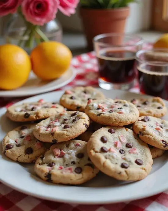 An inviting dessert table with Rocky Road cookies and treats, ideal for gatherings and celebrations.