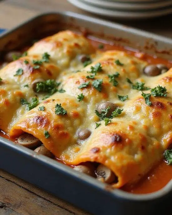 Finished Lasagnes Butternut Champignons, perfect for autumn gatherings.