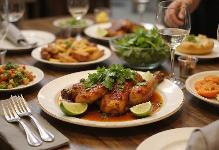 Final presentation of Poulet Chipotle au Miel et Citron Vert, a delicious chicken dish perfect for any meal.