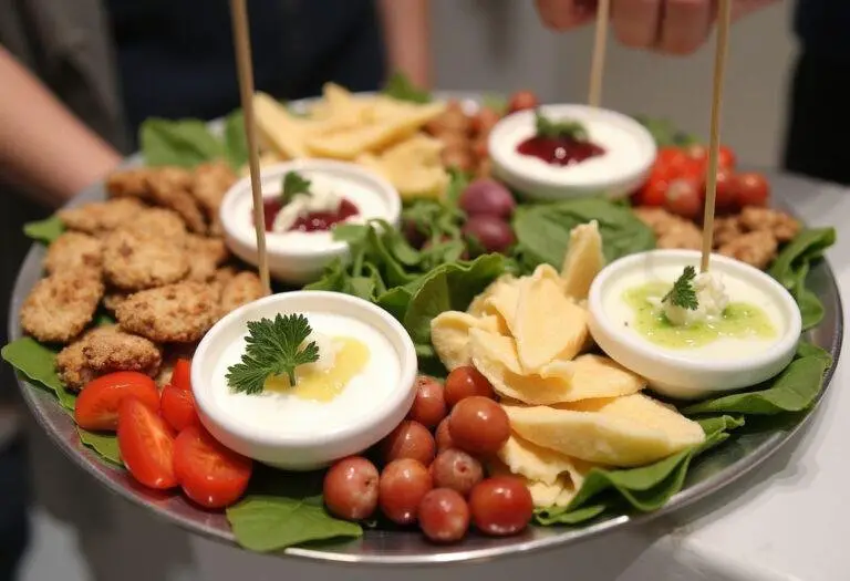 Platter of yogurt and fromage blanc dishes, perfect for demonstrating their differences and culinary uses.