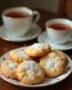 Visuel de biscuits anglais sablés au beurre sur une assiette