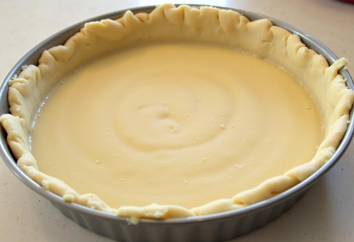 Préparation de la pùte feuilletée pour la tarte aux poireaux simple et rapide.