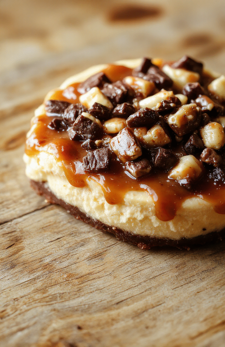 A rich slice of turtle cheesecake with smooth creamy filling topped with glossy caramel and melted chocolate drizzle, garnished with chopped pecans on a white plate, styled with a neutral background and soft natural lighting highlighting the glossy toppings and crumbly crust.