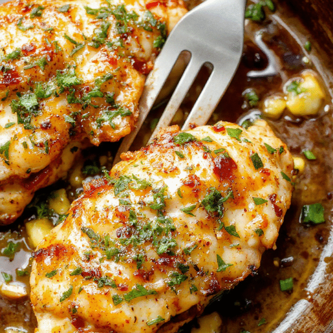 Vibrant pepperoncini-stuffed chicken breasts arranged on a rustic wooden plate, topped with fresh herbs, surrounded by slices of lemon and colorful peppers, with a glossy sauce accentuating the tender textures and lively colors, styled simply for an inviting, home-cooked look.