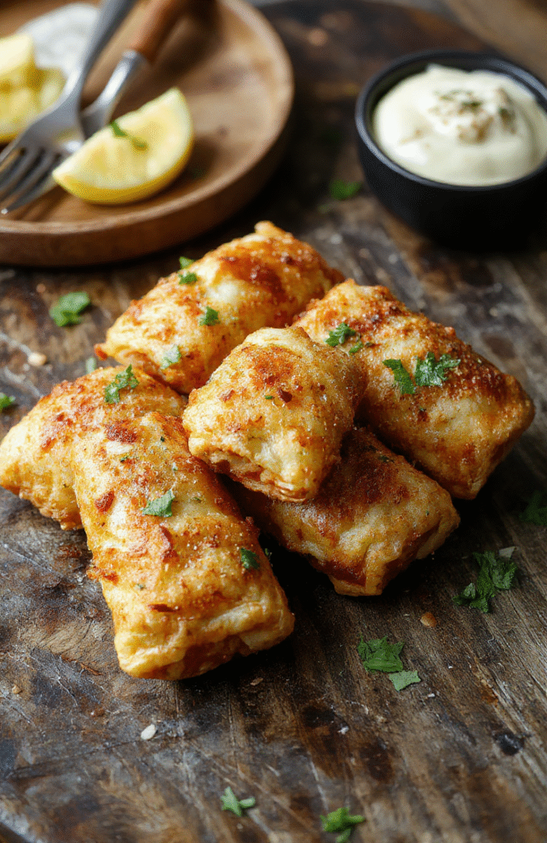Colorful crispy southwest egg rolls on a white plate, filled with vibrant corn, black beans, seasoned chicken, and melted cheese, garnished with fresh cilantro and sliced jalapenos, styled simply on a rustic wooden table.