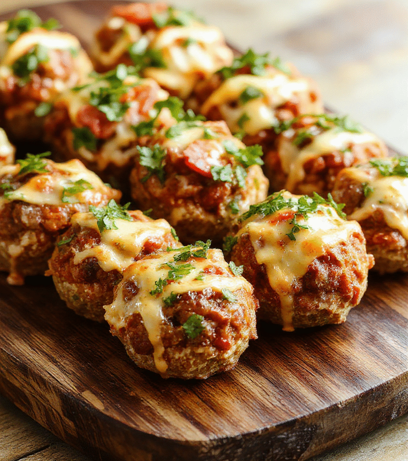 Colorful taco ranch bites arranged neatly on a wooden platter, topped with shredded cheese, fresh cilantro, and a drizzle of ranch dressing, showcasing crispy edges and inviting textures, styled with a rustic background and natural lighting.