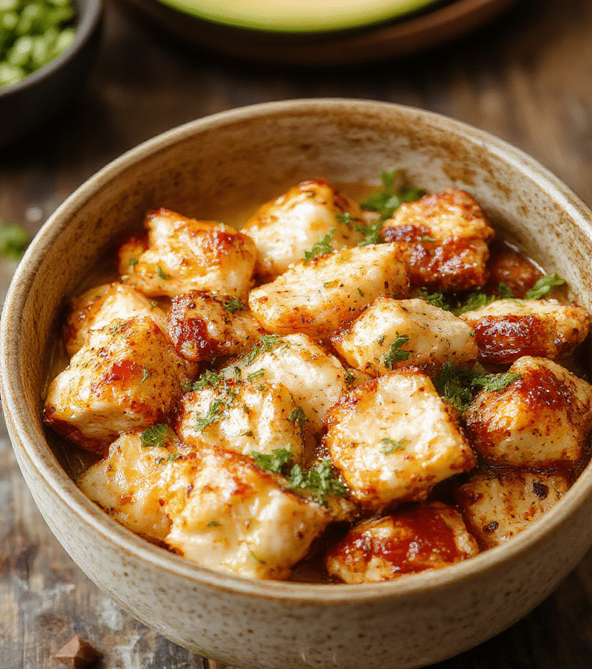 A vibrant sheet pan meal featuring golden roasted chicken breasts glazed with maple dijon sauce, surrounded by colorful roasted sweet potatoes, green beans, and cherry tomatoes, all on a rustic baking sheet with a sprinkle of fresh herbs, styled casually with natural lighting highlighting the textures and rich colors.