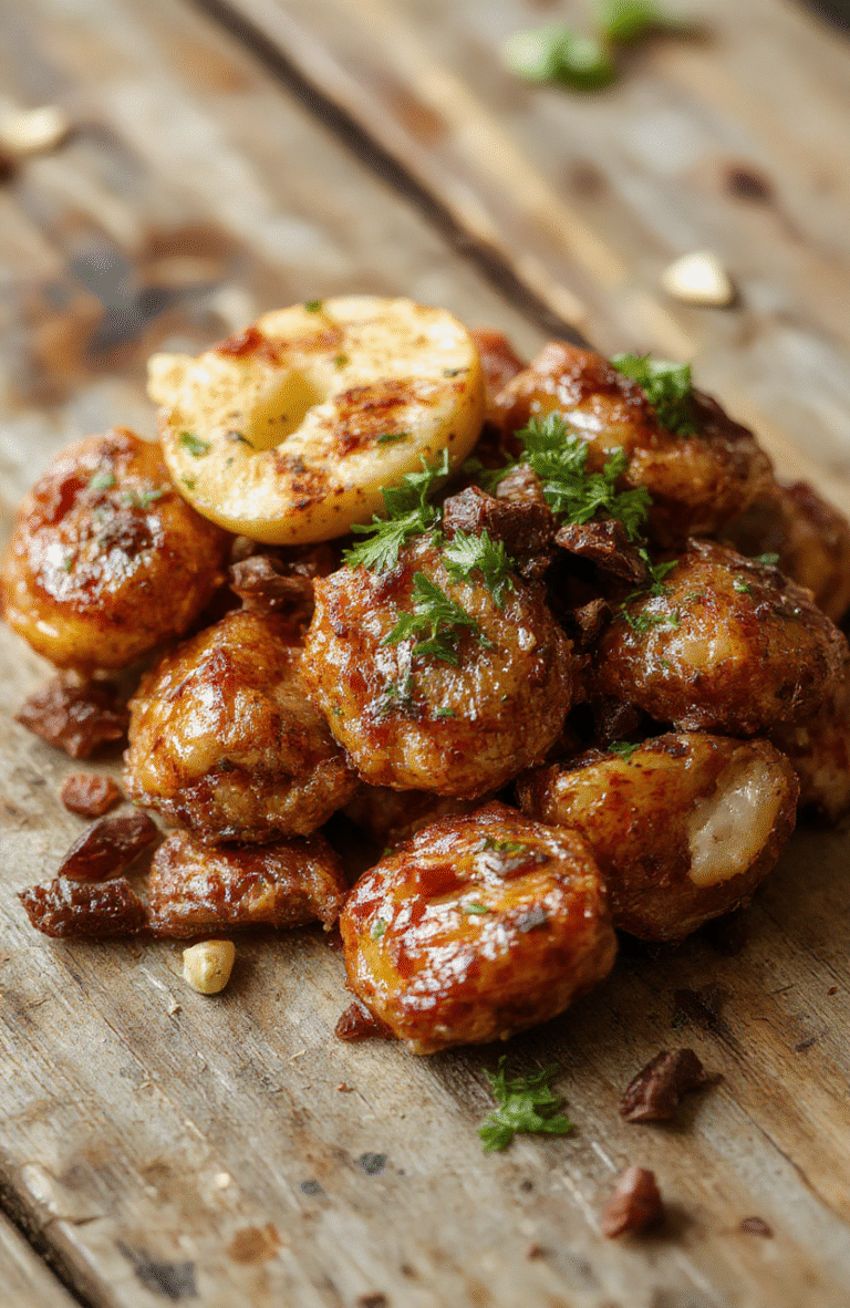 Golden brown bunuelos stacked on a rustic plate garnished with cinnamon sugar, flaky texture visible, vibrant background with warm tones, styled simply for rustic appeal